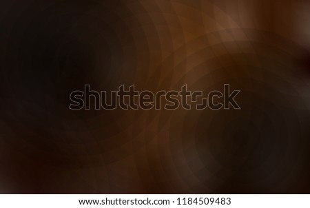 Dark Brown vector backdrop with dots. Modern abstract illustration with colorful water drops. Pattern can be used for futuristic ad, booklets.