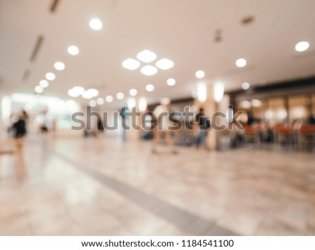 Abstract blur department store and shopping mall interior for background