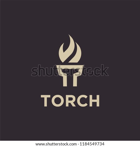 torch logo icon designs