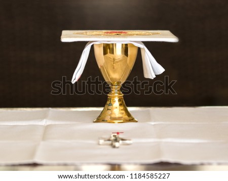 image of a golden chalice