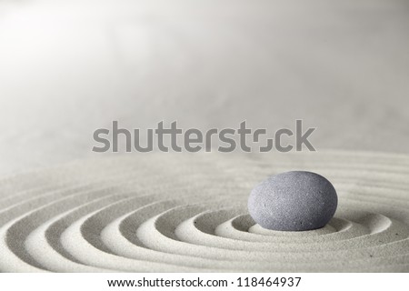 spa and zen background relaxation and meditation concept for purity spirituality serenity calmness peaceful harmony simplicity relax sand and stone with lines and copyspace