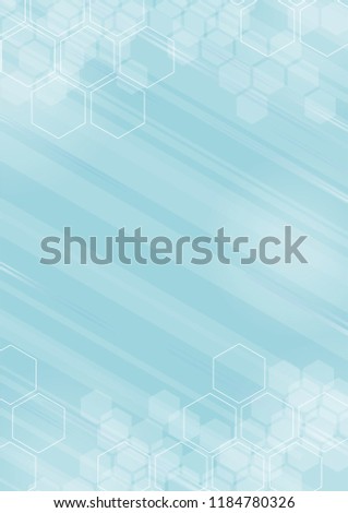 Hexagon futuristic technology background