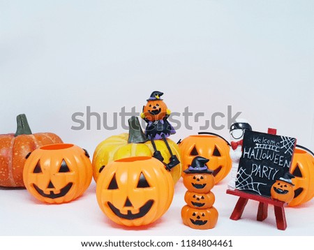 the halloween pumpkins
