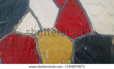 primary colors. stone texture. ideal as background, wallpaper and backdrop. collage style.