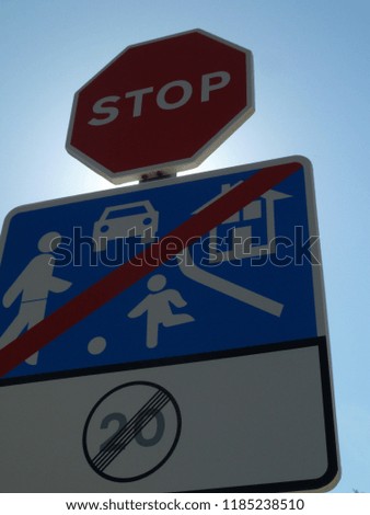 Traffic signs Spain