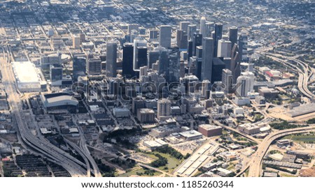 Houston City from above