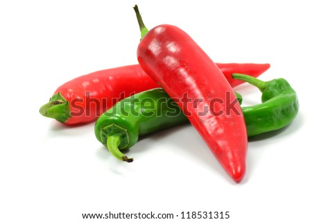 Mixed Chillies Royalty-Free Stock Photo #118531315