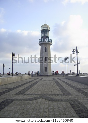 Egypt - Port Said Lighthouse Royalty-Free Stock Photo #1185450940