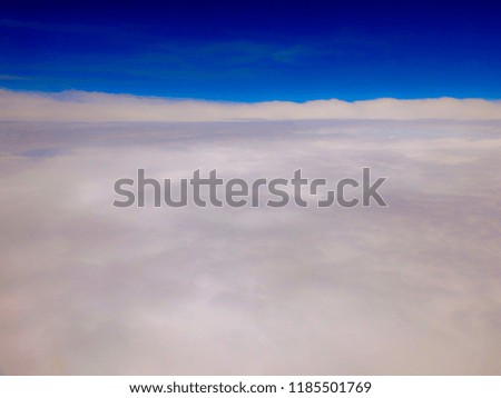Blurred photo,Abstract blur background,Beautiful clouds and blue sky background.Nature composition using as background or wallpaper landscape concept.