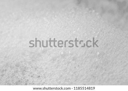 white foam texture abstract background closeup