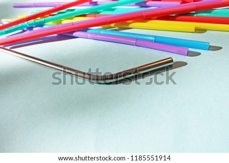straw straws metal reusable plastic free replacement drinking background colourful  full screen stock, photo, photograph, image, picture, 