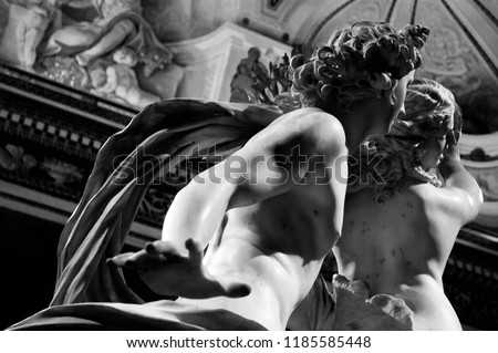 Bernini's works in Galleria Borghese, Rome Royalty-Free Stock Photo #1185585448