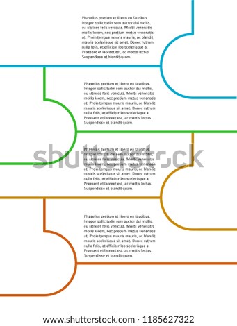 Modern Design infographic style template on white background with numbered 3d effect triangle. Vector illustration EPS 10 for new product newsletters, web banners, pages presentation