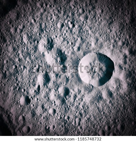 Craters, planet surface. Moon. Elements of this image furnished by NASA
