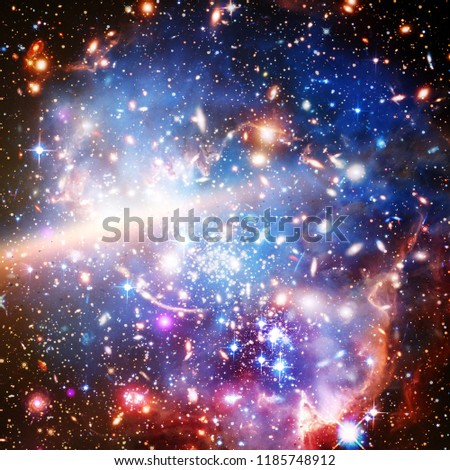 Galaxy. The elements of this image furnished by NASA.
