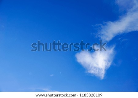 blue sky with cloud. beautiful background.   