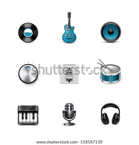 Music icons.