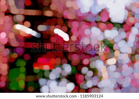 Abstract bokeh lights with soft light background, Bokeh background.