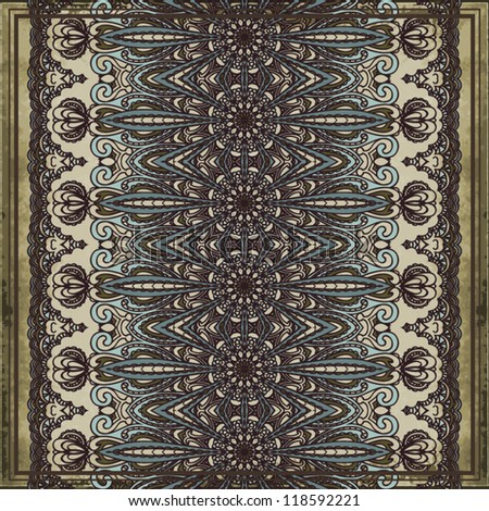Ornamental background. Abstract vintage pattern