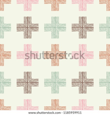 Ethnic boho seamless pattern. Traditional ornament. Geometric background. Tribal pattern. Folk motif. Can be used for wallpaper, textile, invitation card, wrapping, web page background.