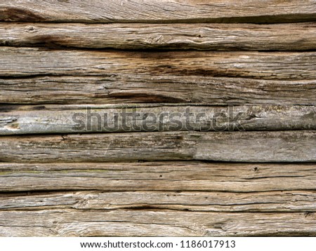 Texture of an old wooden wall. Background