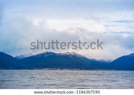 Puerto Williams coast of Tierra del Fuego, Chile / Argentina. 