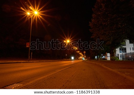longexposure picture with a street