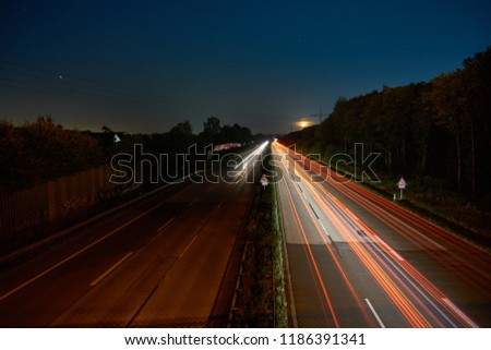 longexposure picture of a highway