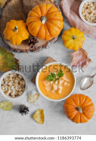 homemade Pumpkin soup