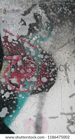 grungy spray painted cracked cracked street walls background