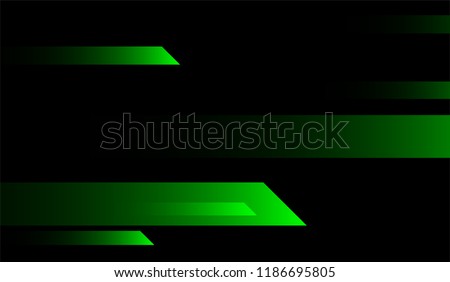 Geometric Minimal Background. Gradient Shapes on Black Background. Colorful Trendy Design for Card, Cover, Poster.