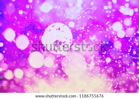 Festive Christmas background. Elegant abstract background with bokeh defocused lights and stars