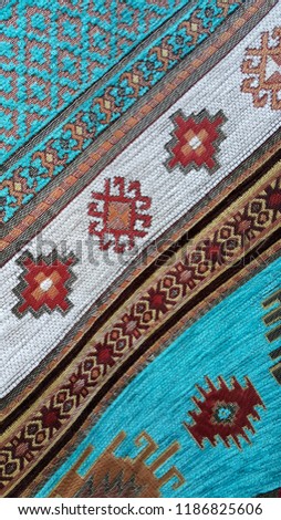 A wide variety of carpet patterns.
