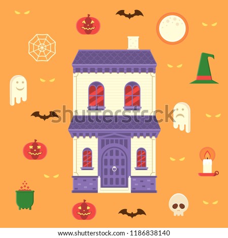 Halloween icon set 