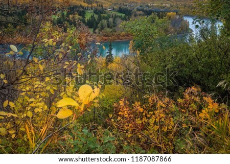 North Saskatchewan River in Edmonton, Alberta, 2013