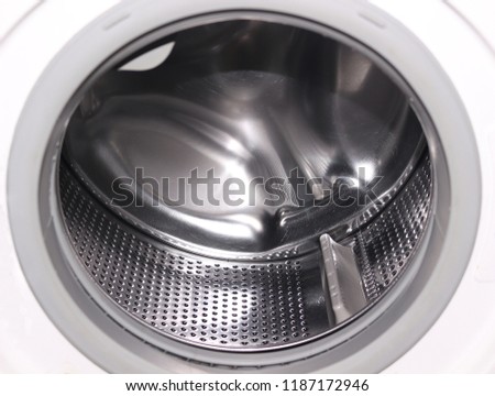 Inside a Washing Machine Drum
