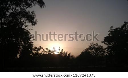 sunset  beauty nature outdoor Royalty-Free Stock Photo #1187241073