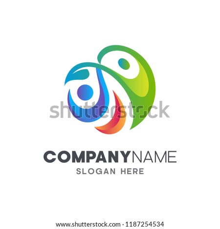 family health and care logo design