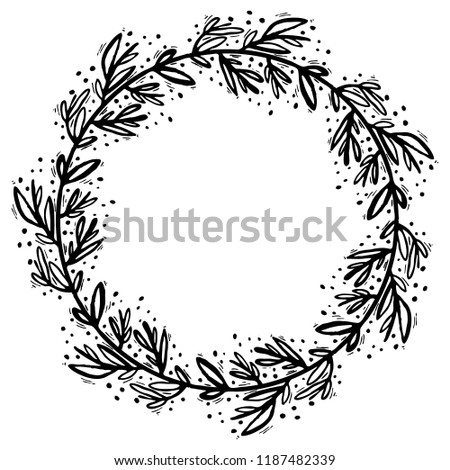 Wreath Boarder Frame