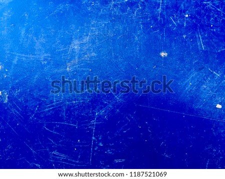 Old blue plastic surface background