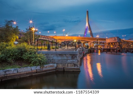 Boston - Zakim Bridge at Dawn