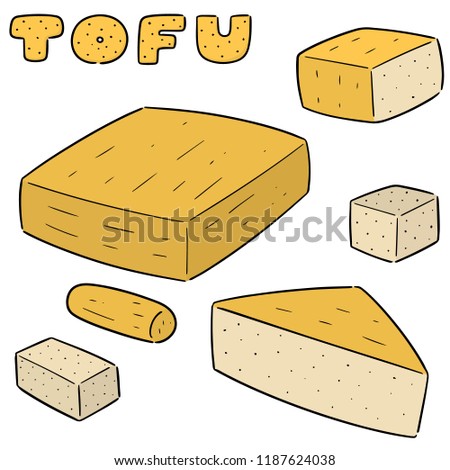 vector set of tofu