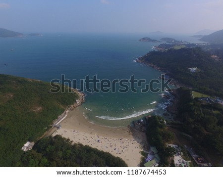 Hong Kong beach drone pictures 
