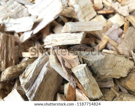Woodchips background picture, close-up