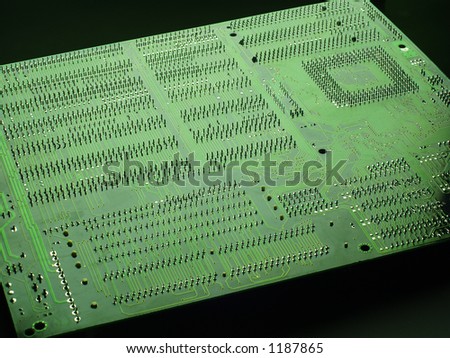 main  circuit board in computer