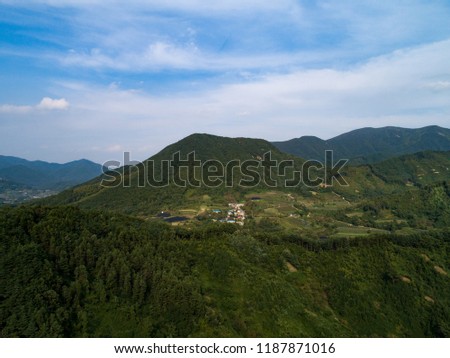 Korean mountain view