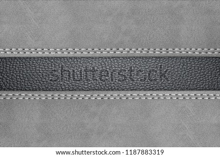 stitched leather background gray colour texture background
