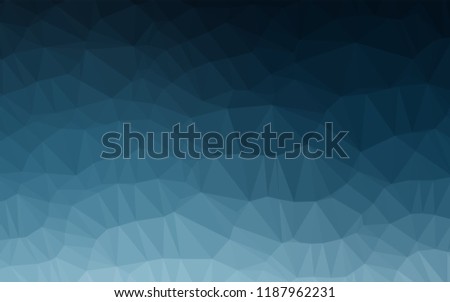 Light BLUE vector abstract polygonal layout. An elegant bright illustration with gradient. A completely new design for your business.