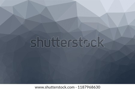 Light BLUE vector polygon abstract backdrop. A sample with polygonal shapes. The textured pattern can be used for background.