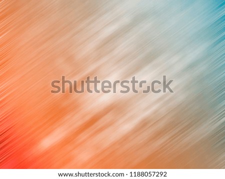 Abstract Blue and red background with blurred lines